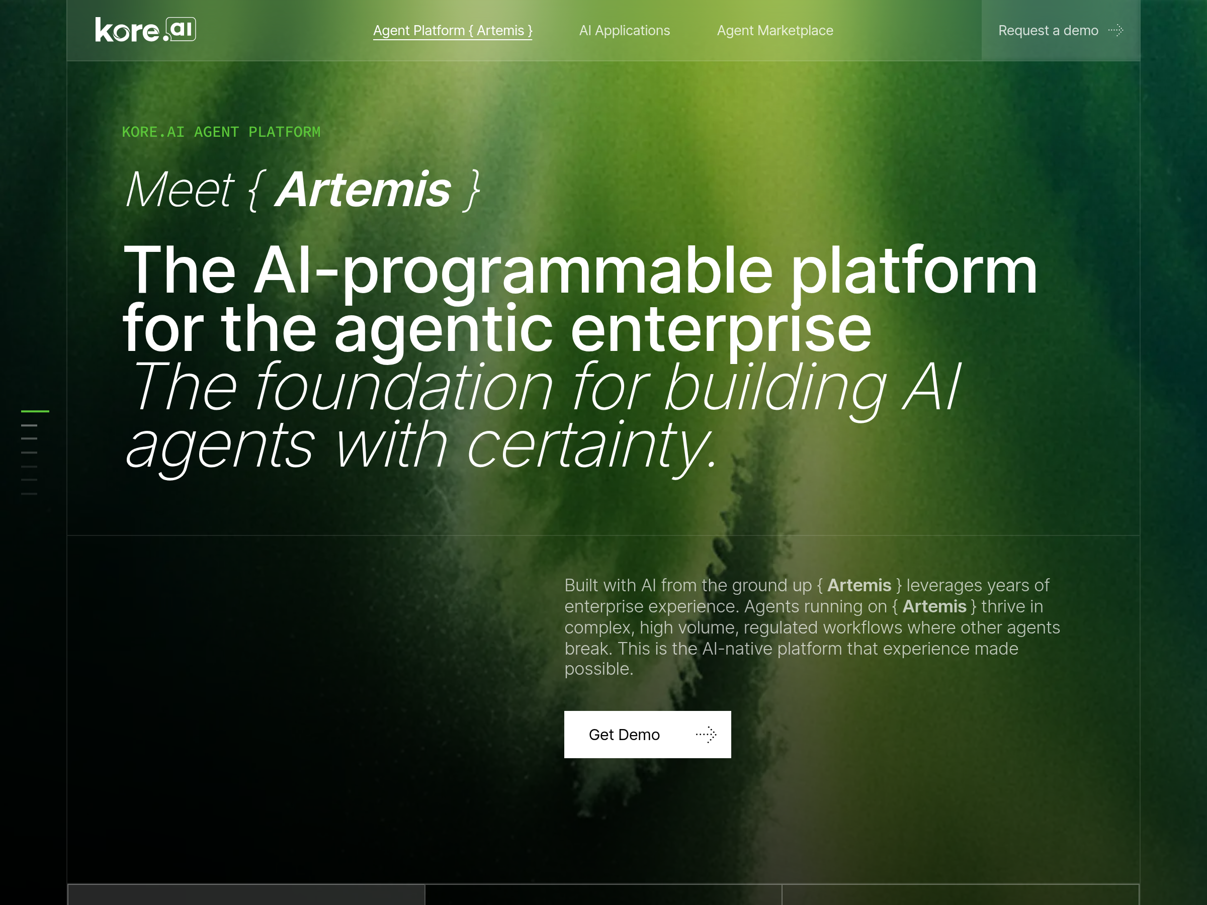 Screenshot of Agent Studio website