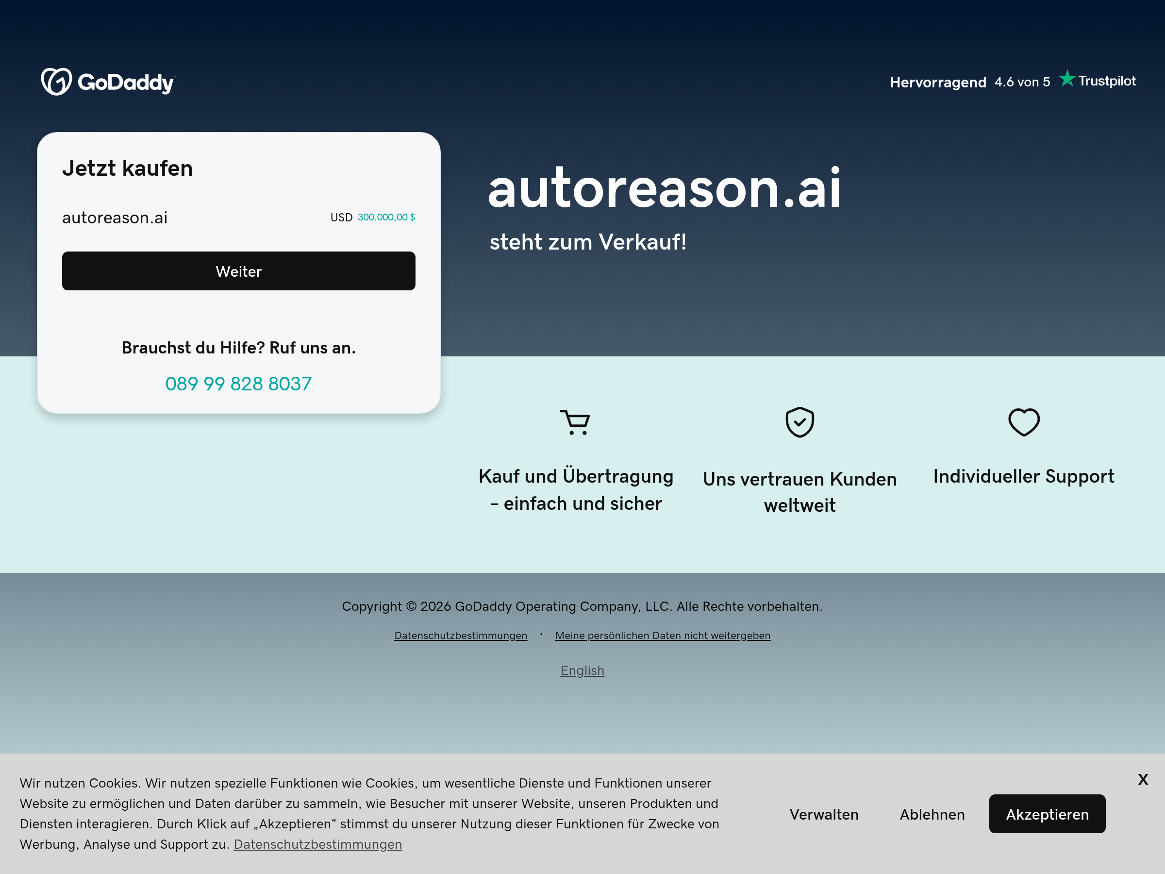 Screenshot of Autoreason website