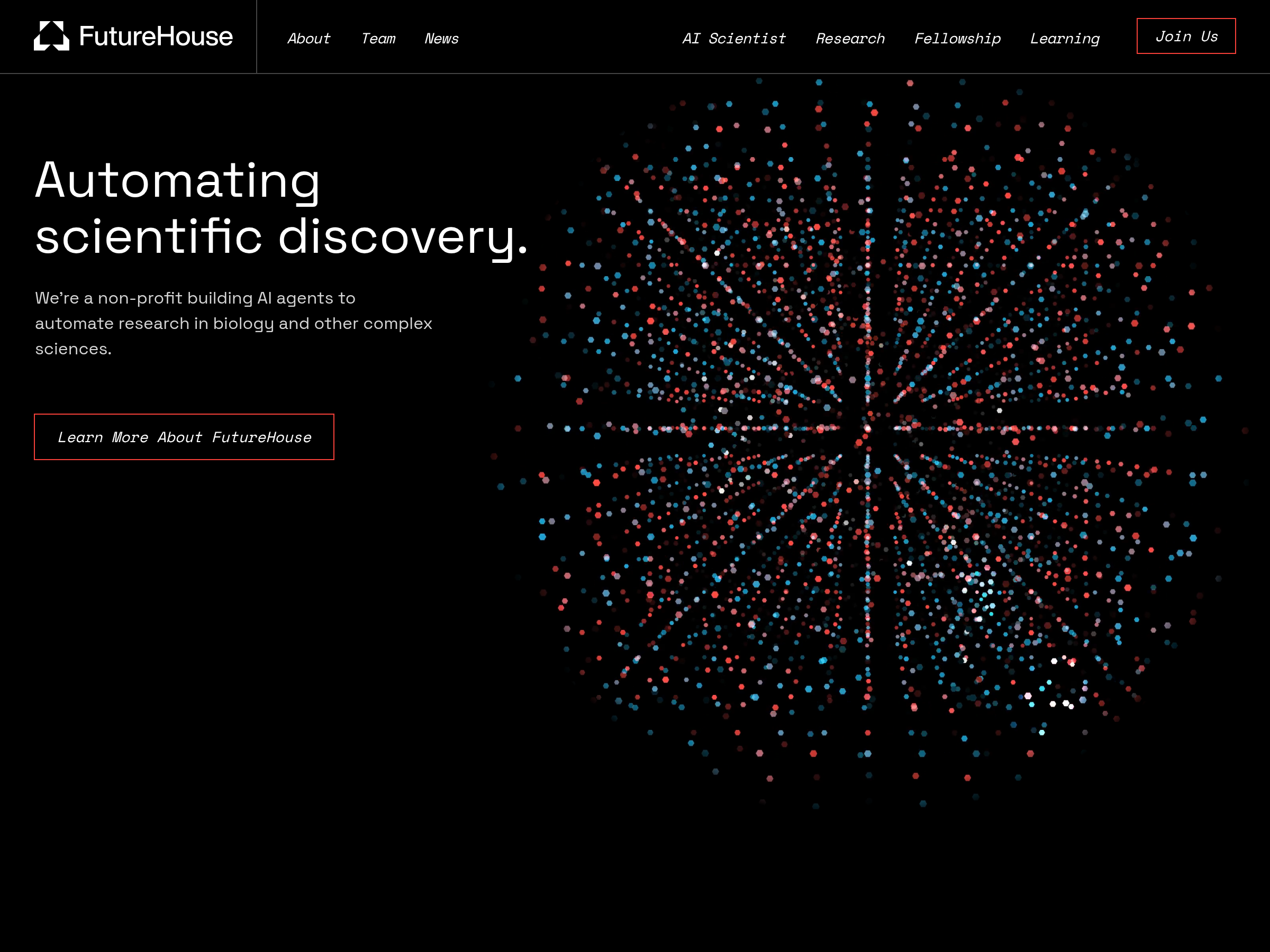 Screenshot of AutoScientist website