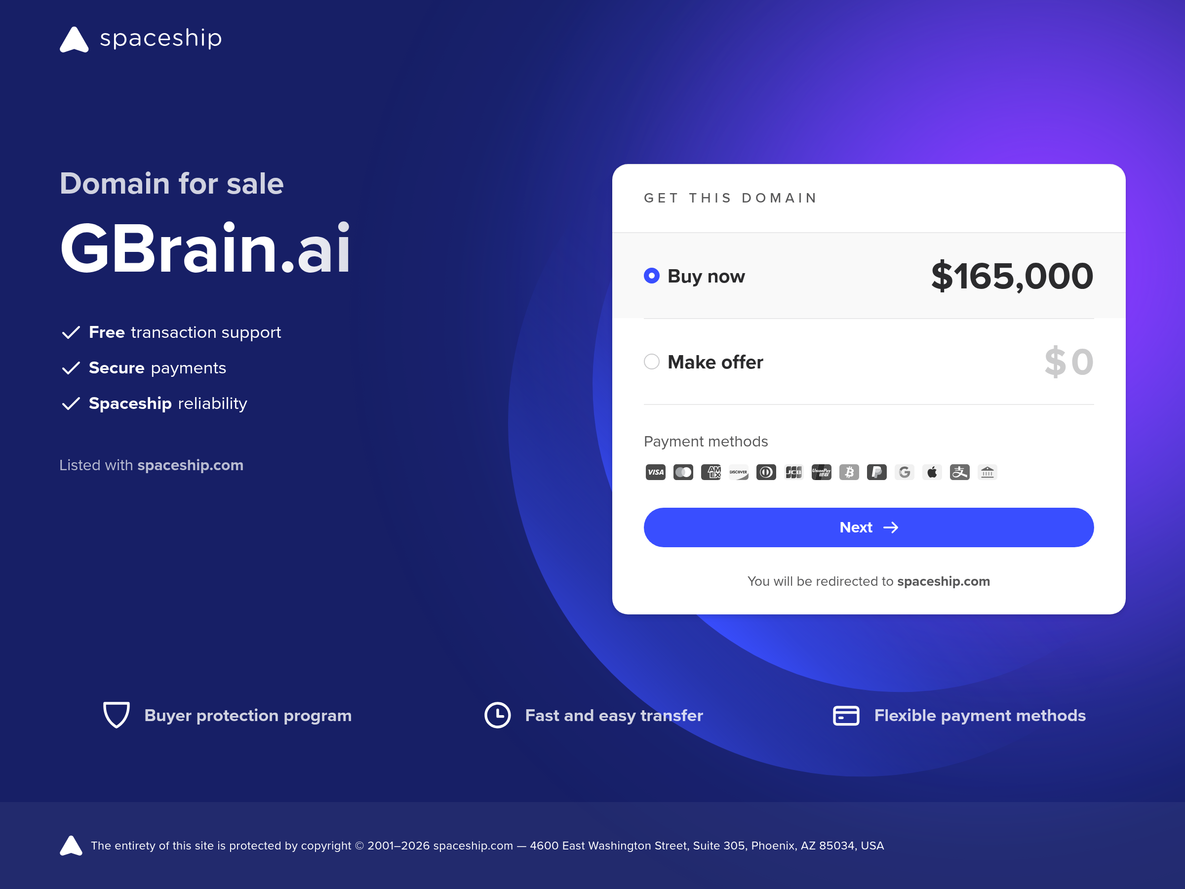 Screenshot of Gbrain website