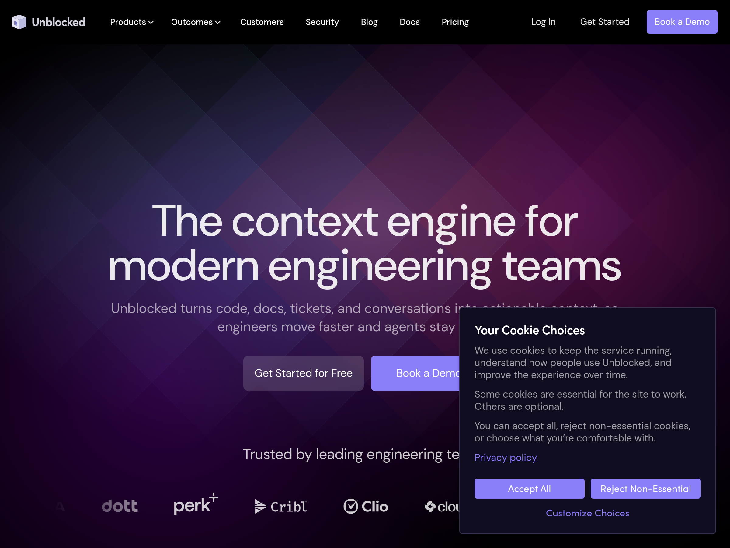 Screenshot of Unblocked website