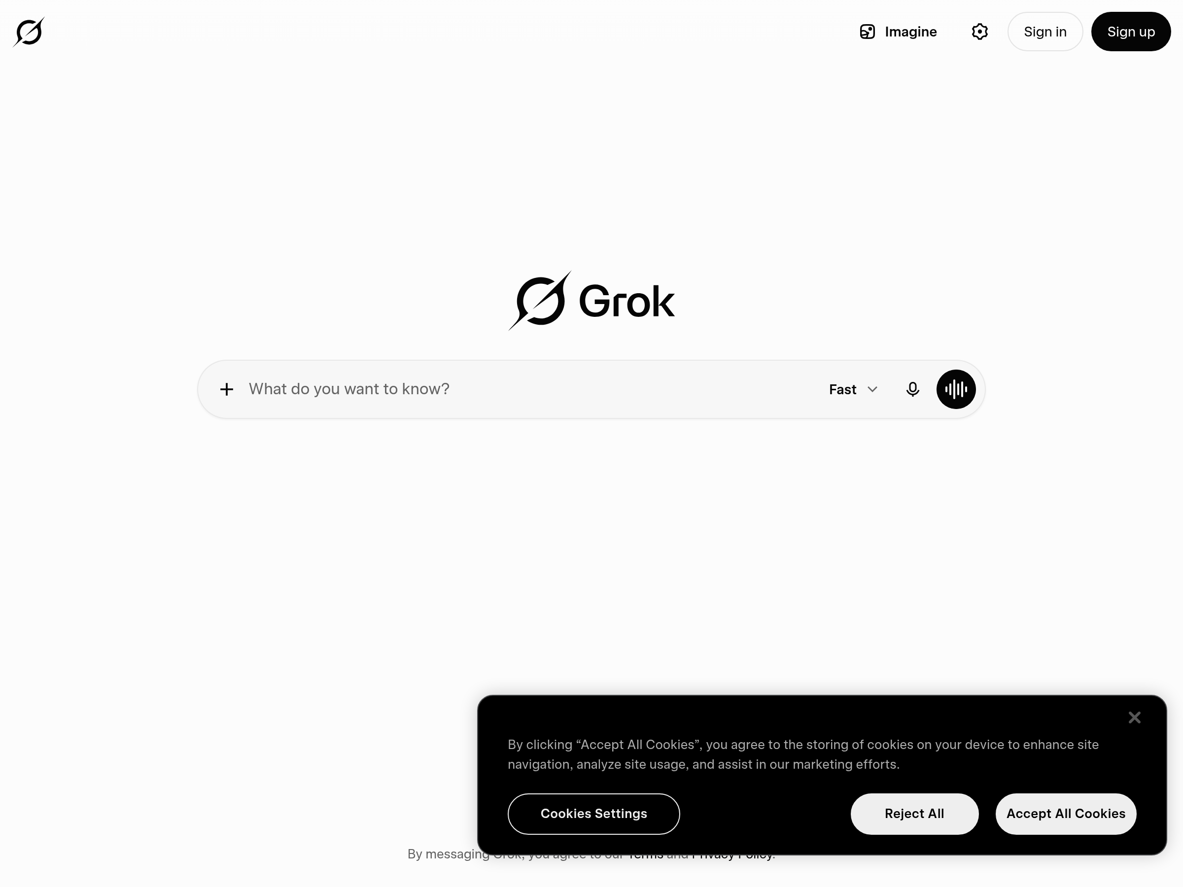 Screenshot of Grok Connectors website