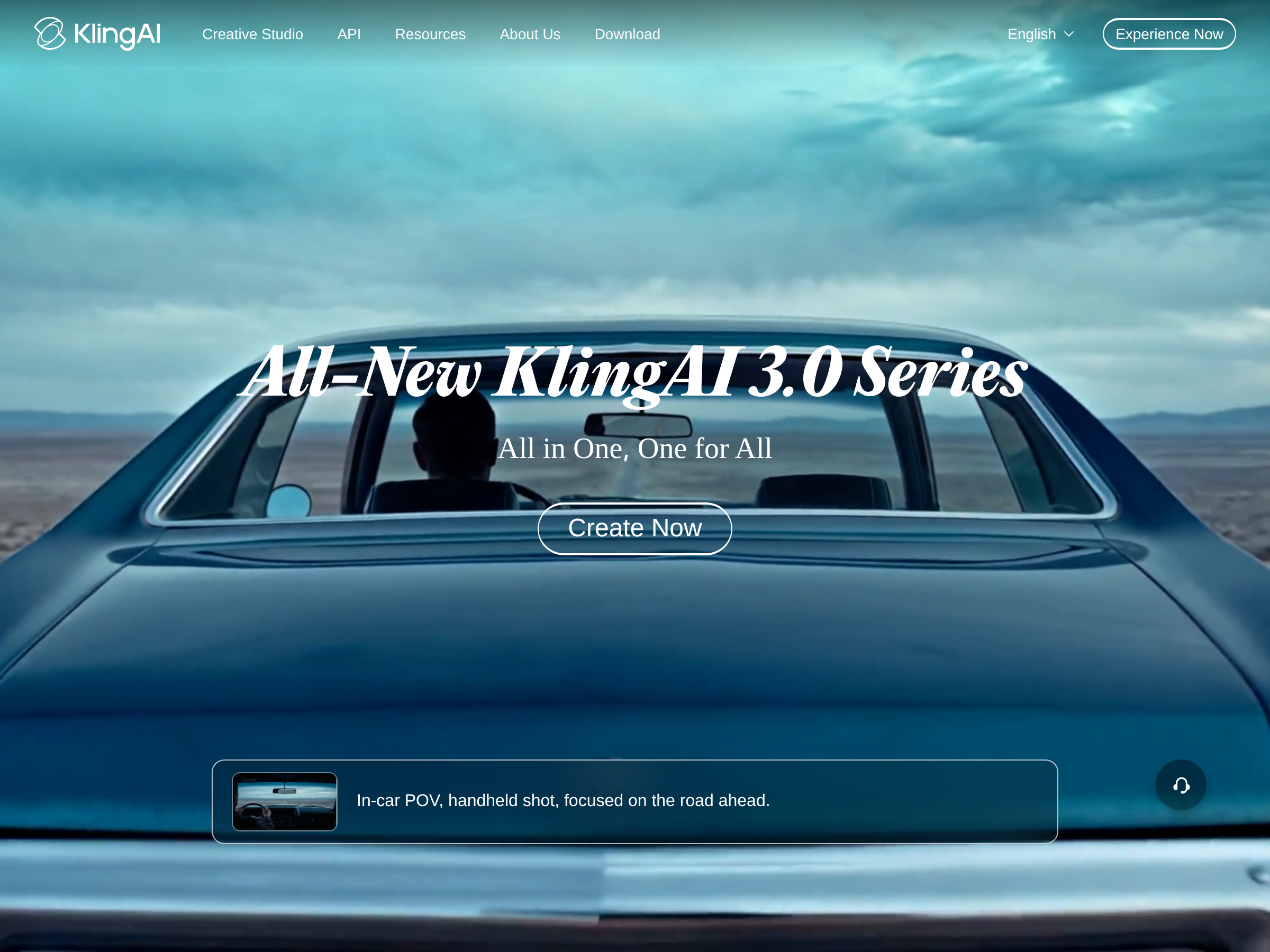 Screenshot of Kling Motion Control website