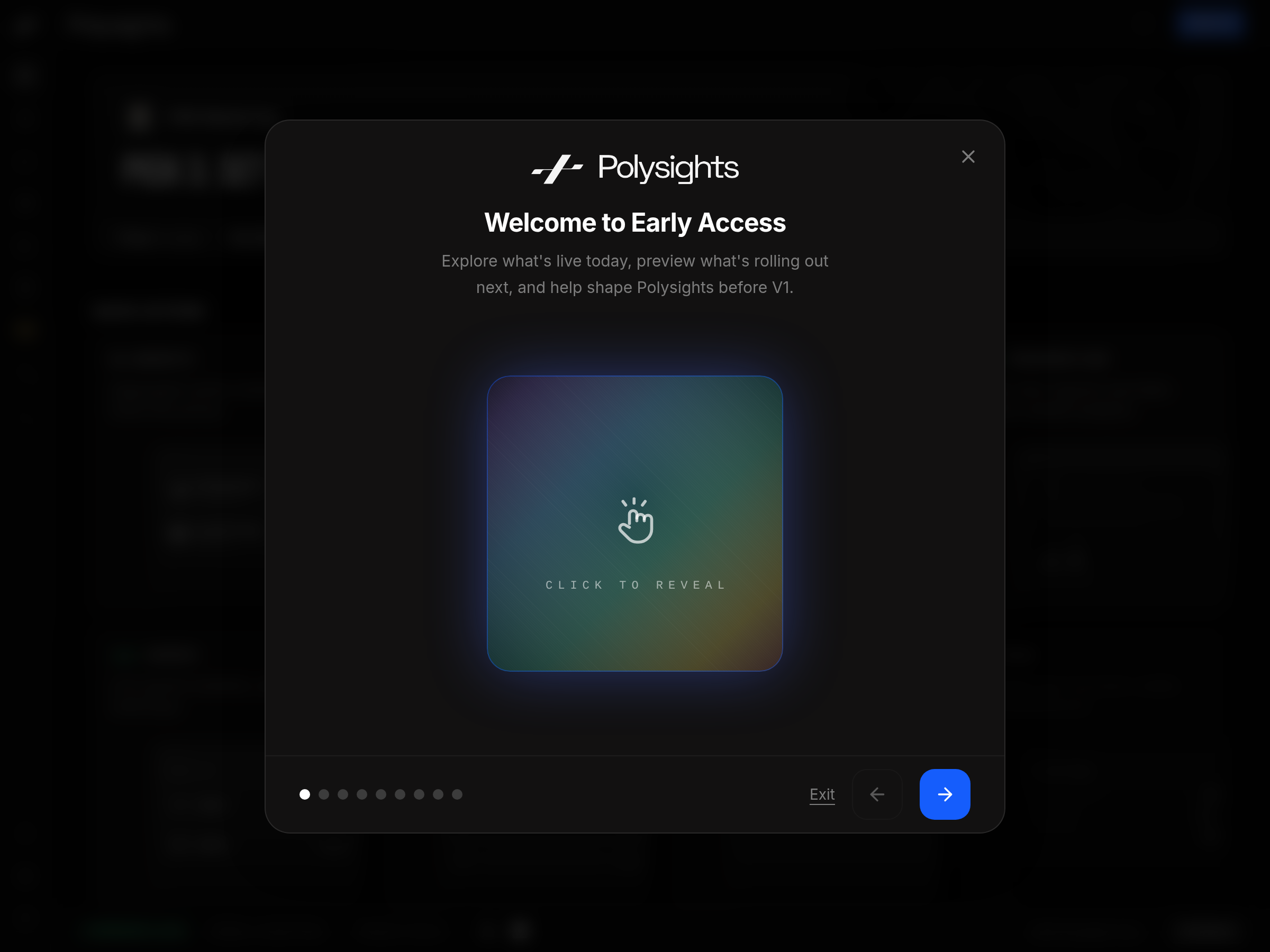 Screenshot of Polysights website
