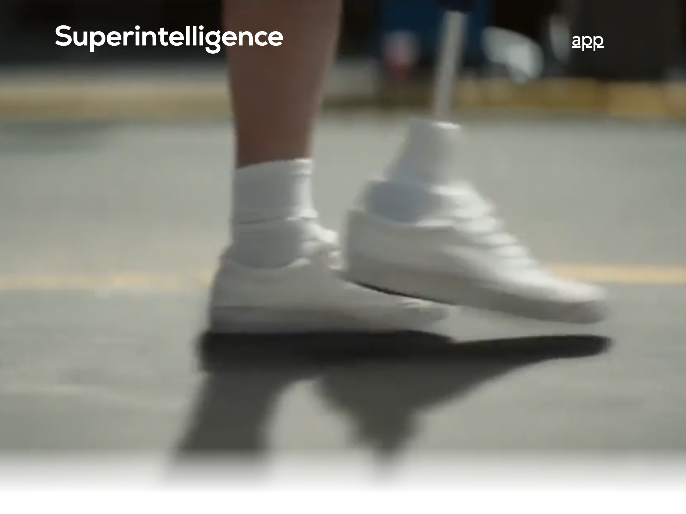Screenshot of Superintelligence website