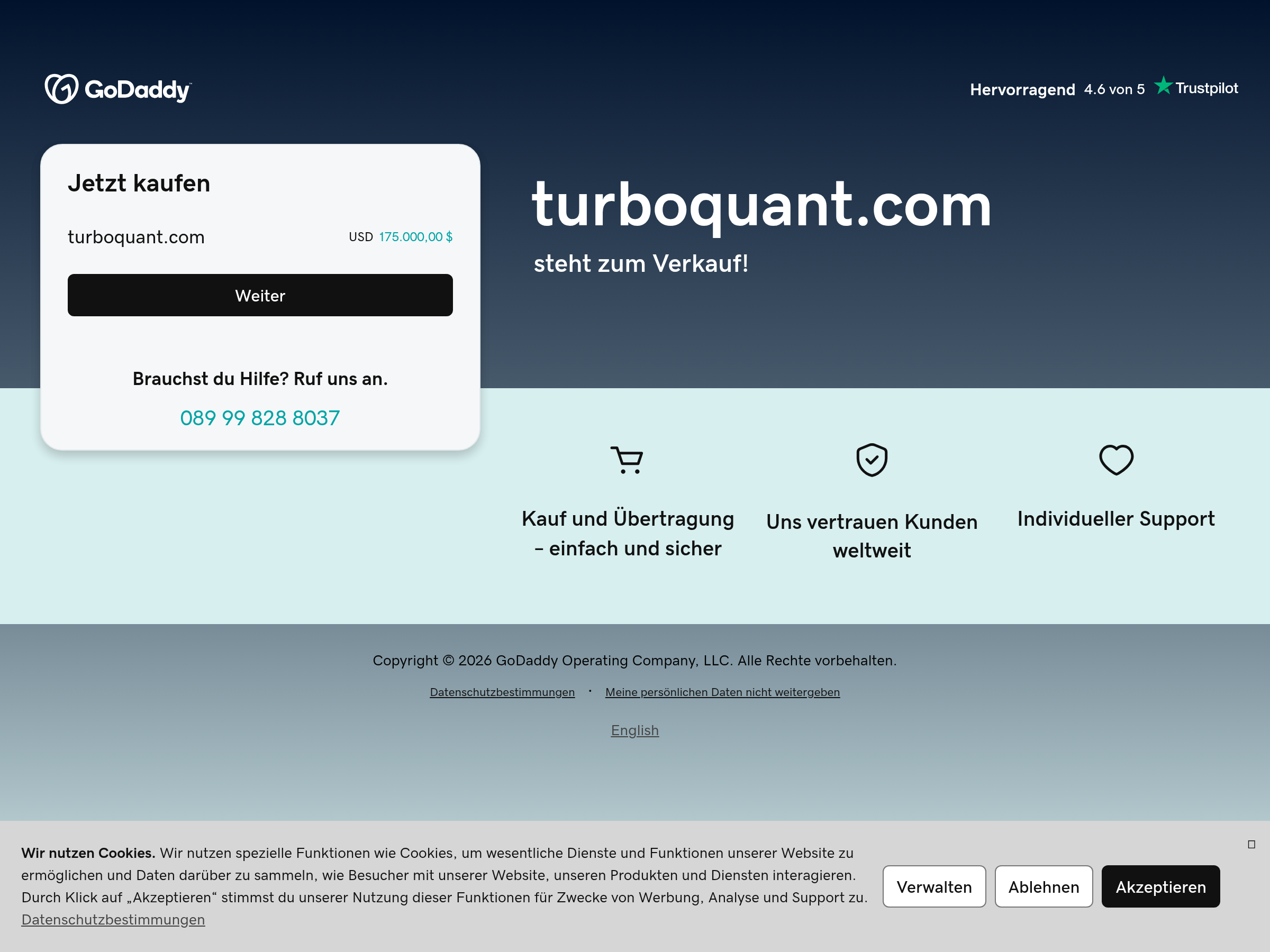 Screenshot of TurboQuant website